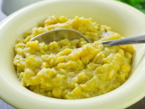 Пюре из белой фасоли и цуккини